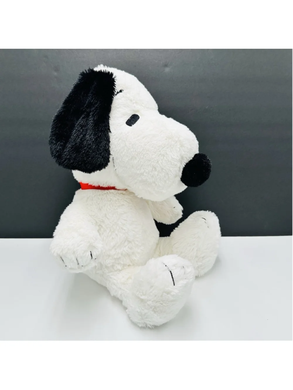 Peanuts Snoopy Plush 16” Sitting Soft Stuffed Animal Toy Red Collar